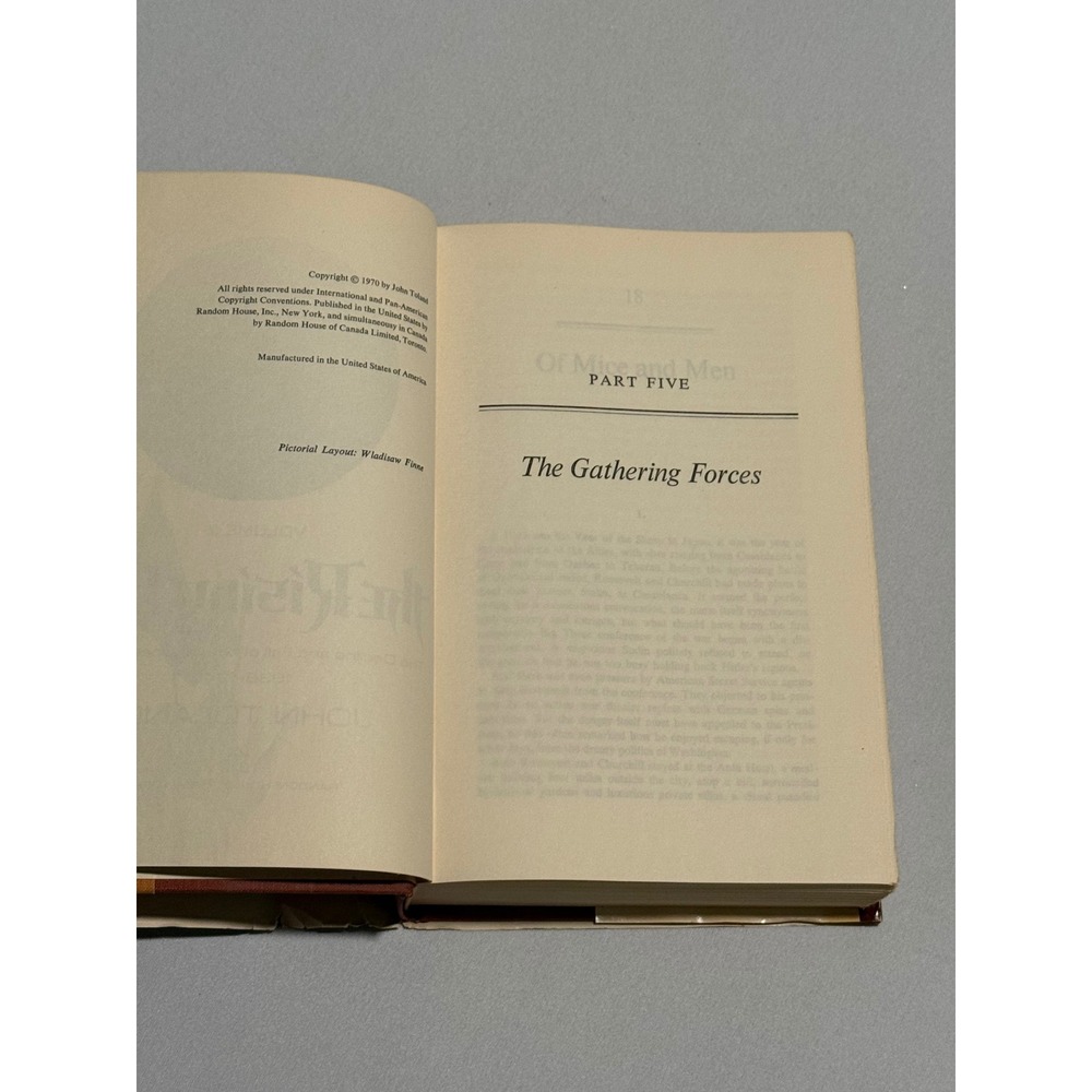 The Rising Sun John Toland 2 Vol Set Hardcover WWII Japanese Empire History 1970 - Picture 9 of 12